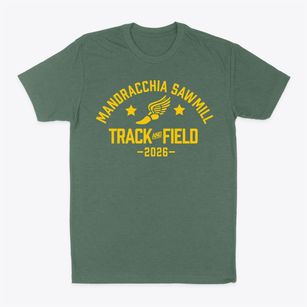 Mandracchia Sawmill School Track and Field Classic Dad T-Shirt