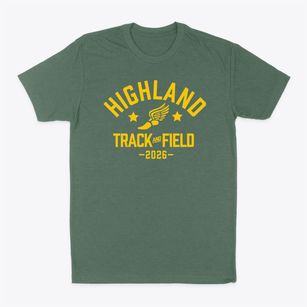 Highland School Track and Field Classic Dad T-Shirt