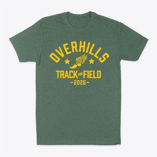 Overhills High School Track and Field Classic Dad T-Shirt