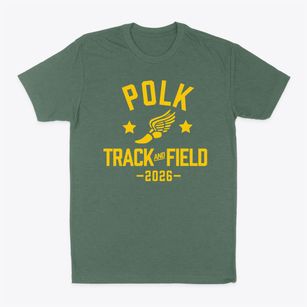 Polk Elementary School Track and Field Classic Dad T-Shirt