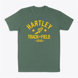 Hartley Elementary School Track and Field Classic Dad T-Shirt