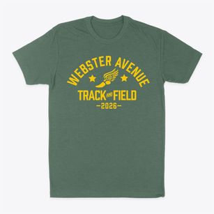 Webster Avenue Elementary School Track and Field Classic Dad T-Shirt