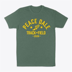 Peace Dale Elementary School Track and Field Classic Dad T-Shirt