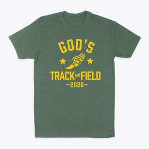 God's Academy Track and Field Classic Dad T-Shirt