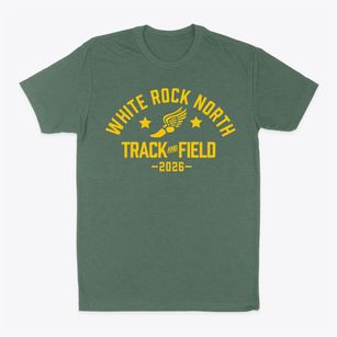 White Rock North School Track and Field Classic Dad T-Shirt