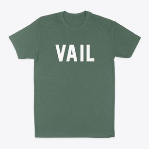 Vail Colorado Classic Block Classic Dad T-Shirt