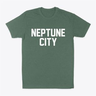 Neptune City New Jersey Classic Block Classic Dad T-Shirt