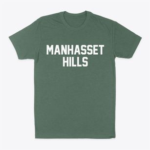 Manhasset Hills New York Classic Block Classic Dad T-Shirt