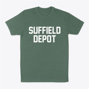 Suffield Depot Connecticut Classic Block Classic Dad T-Shirt
