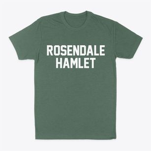 Rosendale Hamlet New York Classic Block Classic Dad T-Shirt