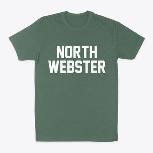 North Webster Indiana Classic Block Classic Dad T-Shirt