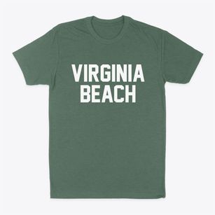 Virginia Beach Virginia Classic Block Classic Dad T-Shirt