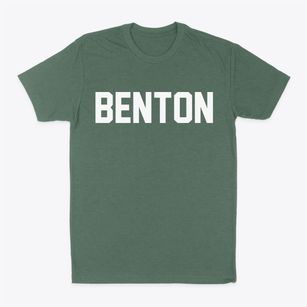 Benton Iowa Classic Block Classic Dad T-Shirt