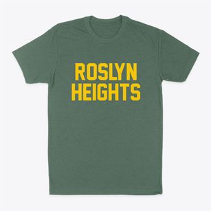 Roslyn Heights New York Classic Block Classic Dad T-Shirt