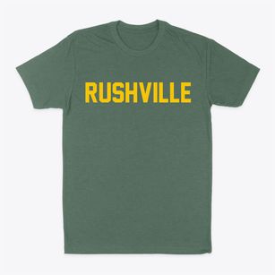 Rushville Indiana Classic Block Classic Dad T-Shirt