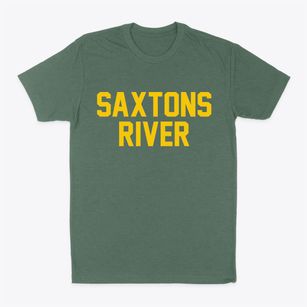 Saxtons River Vermont Classic Block Classic Dad T-Shirt
