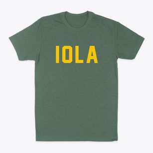 Iola Pennsylvania Classic Block Classic Dad T-Shirt