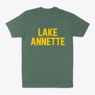 Lake Annette Missouri Classic Block Classic Dad T-Shirt