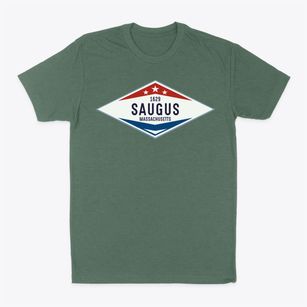 Saugus Massachusetts Diamond Star Classic Dad T-Shirt