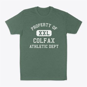 Colfax Iowa Athletic Dept Classic Dad T-Shirt