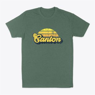 Canton Massachusetts Sublime Sunset Classic Dad T-Shirt