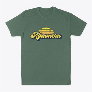 Alhambra California Sublime Sunset Classic Dad T-Shirt
