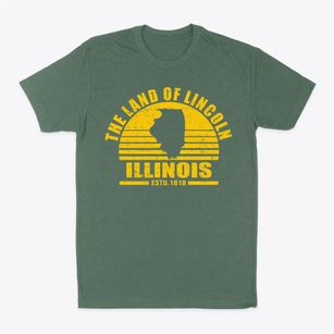  Illinois Sunset Classic Dad T-Shirt