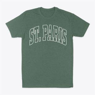 St. Paris Ohio Trendy Block Classic Dad T-Shirt