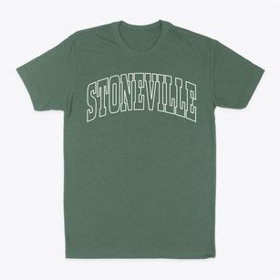 Stoneville North Carolina Trendy Block Classic Dad T-Shirt