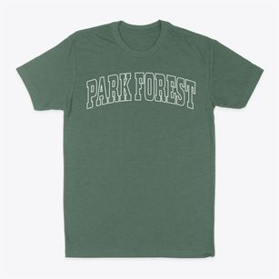 Park Forest Illinois Trendy Block Classic Dad T-Shirt