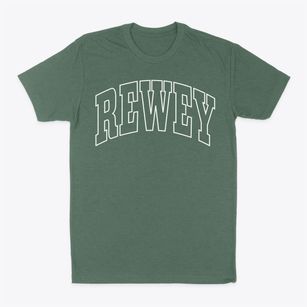 Rewey Wisconsin Trendy Block Classic Dad T-Shirt