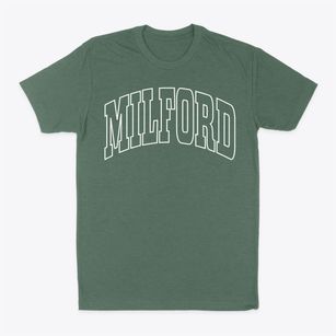 Milford New Hampshire Trendy Block Classic Dad T-Shirt