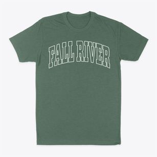 Fall River Massachusetts Trendy Block Classic Dad T-Shirt