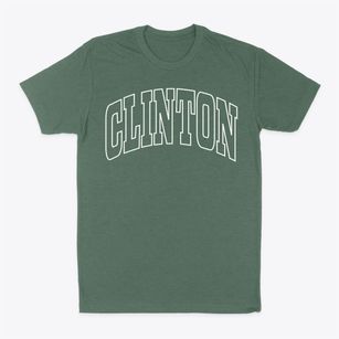 Clinton North Carolina Trendy Block Classic Dad T-Shirt
