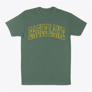 Eagle Lake Texas Trendy Block Classic Dad T-Shirt