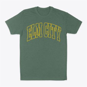 Elm City North Carolina Trendy Block Classic Dad T-Shirt