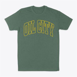 Oil City Louisiana Trendy Block Classic Dad T-Shirt