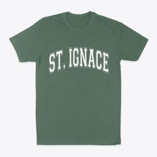 St. Ignace Michigan Varsity Classic Dad T-Shirt
