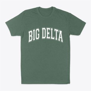 Big Delta Alaska Varsity Classic Dad T-Shirt
