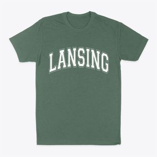 Lansing North Carolina Varsity Classic Dad T-Shirt