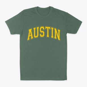 Austin Texas Varsity Classic Dad T-Shirt