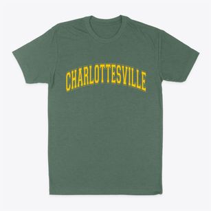 Charlottesville Virginia Varsity Classic Dad T-Shirt