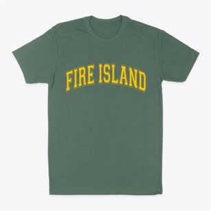 Fire Island New York Varsity Classic Dad T-Shirt