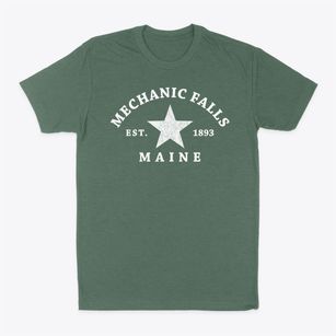 Mechanic Falls Maine Star Classic Dad T-Shirt