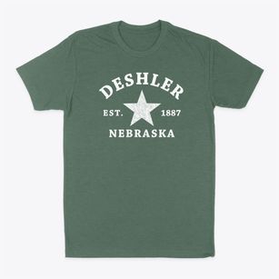 Deshler Nebraska Star Classic Dad T-Shirt
