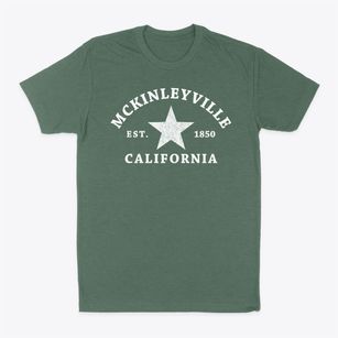 Mckinleyville California Star Classic Dad T-Shirt