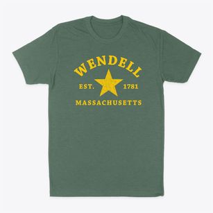 Wendell Massachusetts Star Classic Dad T-Shirt