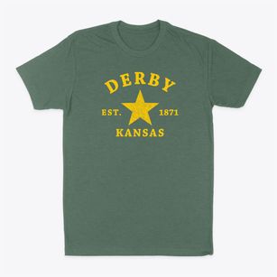 Derby Kansas Star Classic Dad T-Shirt