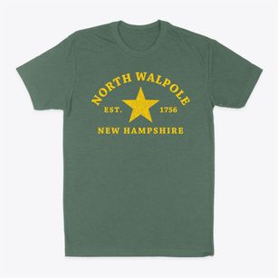 North Walpole New Hampshire Star Classic Dad T-Shirt