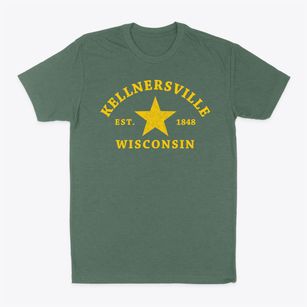 Kellnersville Wisconsin Star Classic Dad T-Shirt